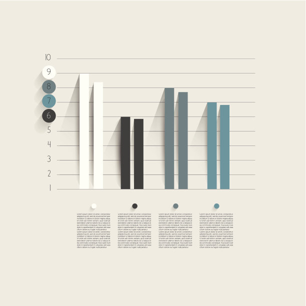 业务平面设计图示例。信息图图表。图片下载
