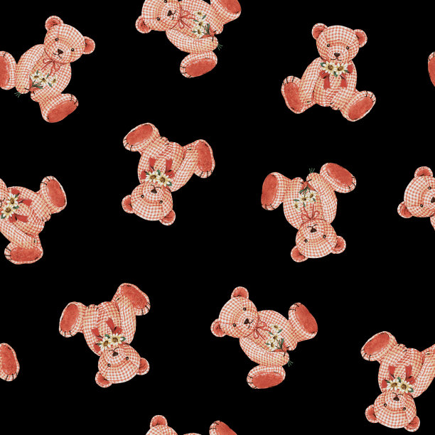 熊的模式图片下载