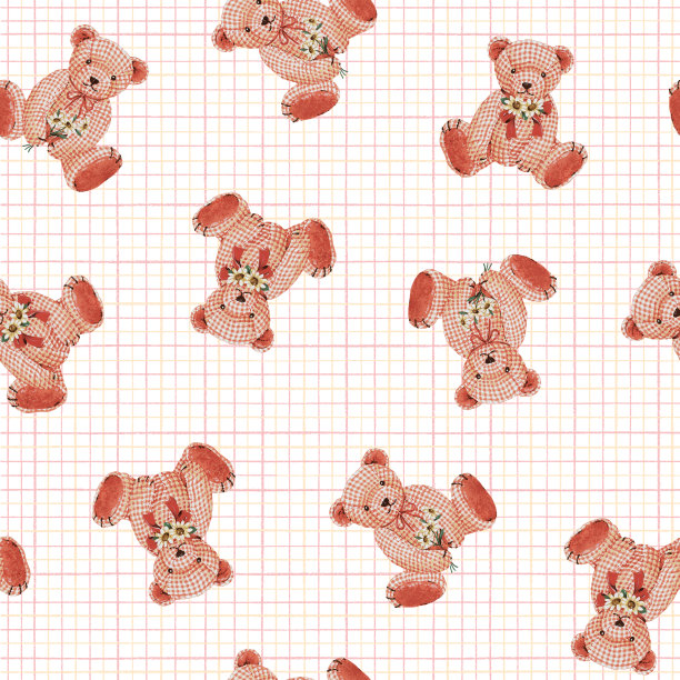 熊的模式图片下载