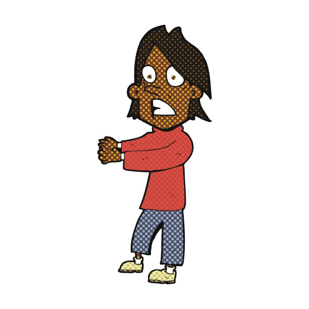 卡通漫画：震惊的男人图片下载