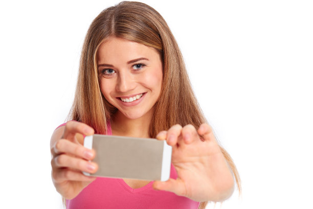 年轻女人拍摄图片下载