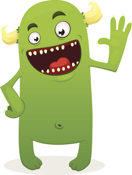 绿色的怪物图片下载
