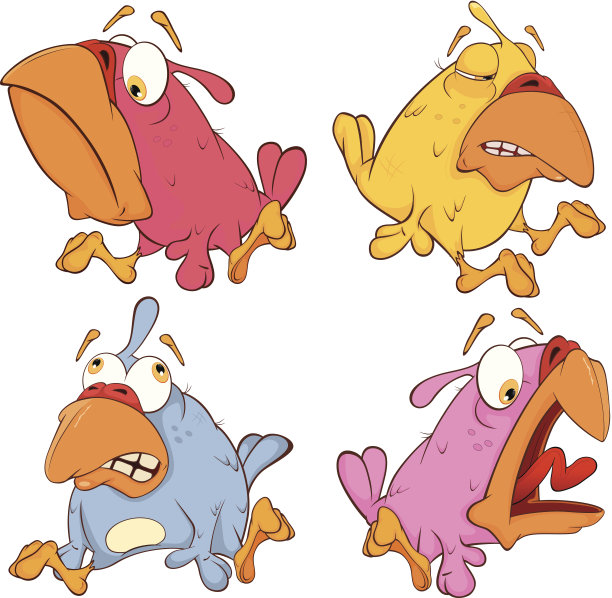 一套小鸟卡通图片下载