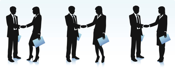 商人的剪影图片下载