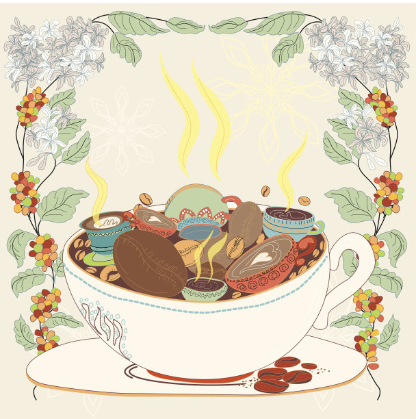 咖啡的设计图片下载