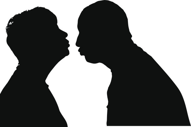 矢量剪影的人。图片下载