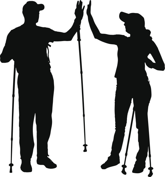 矢量剪影的人。图片下载