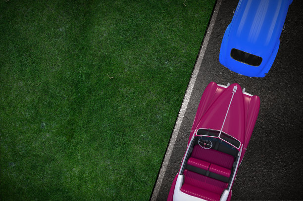 街道一侧停车图片下载