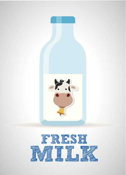 牛奶的设计图片下载