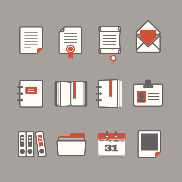 Office文档图标集图片下载