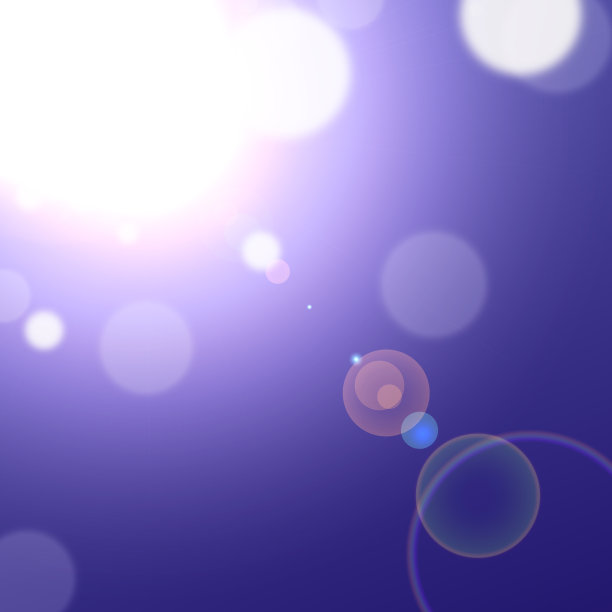 抽象背景与散景灯和耀斑图片下载