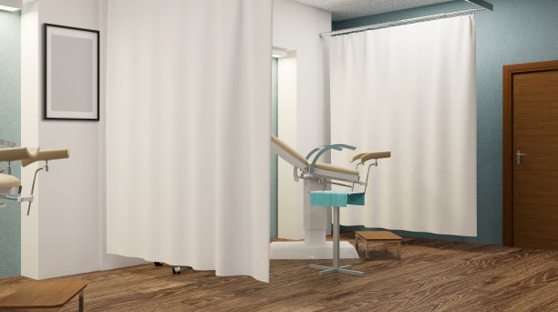 妇科计划检查。医院。3 d渲染图片下载