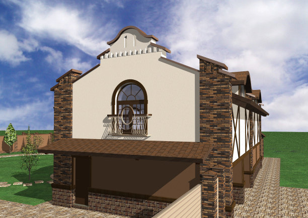 古典风格的房子图片下载