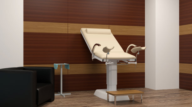 妇科计划检查。医院。3 d渲染图片下载
