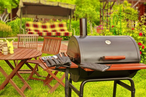 后院夏日野餐图片下载