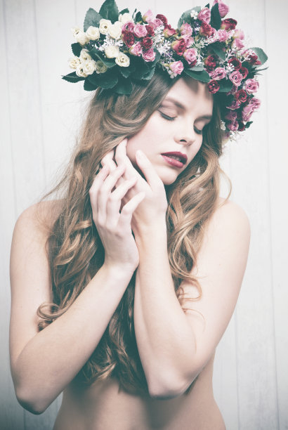 甜蜜美丽的肖像图片下载