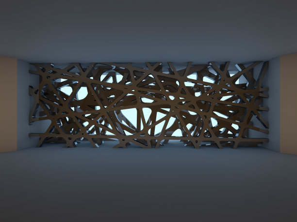 空房间3D渲染图片下载