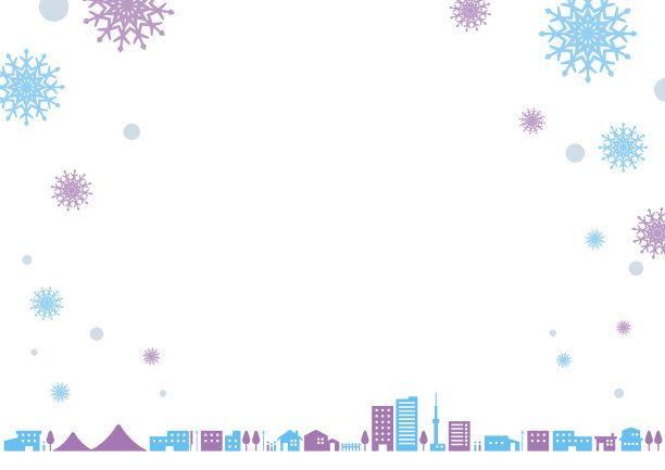 城市景观的冬天图片下载