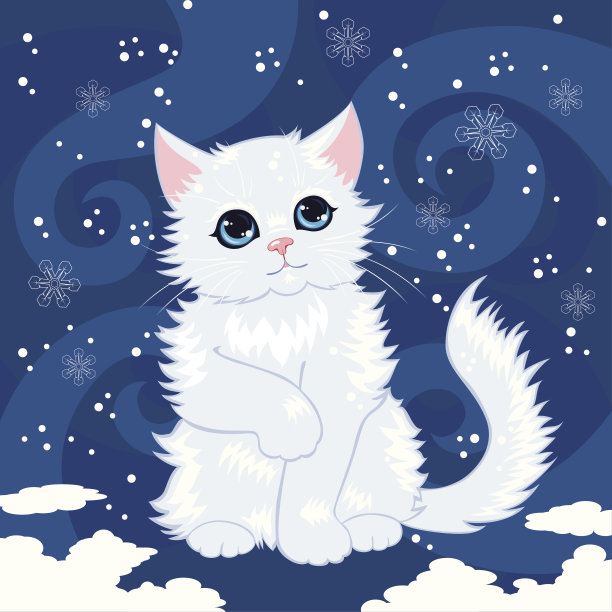 白雪公主的小猫图片下载