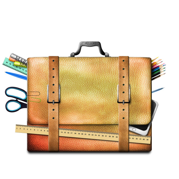 学校和书包，手提箱图片下载