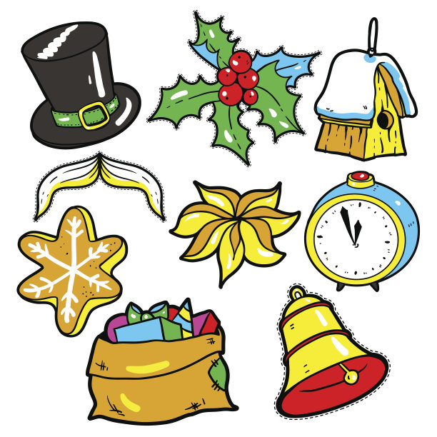 年画贴纸、别针、贴片在八九十年代的漫画图片下载