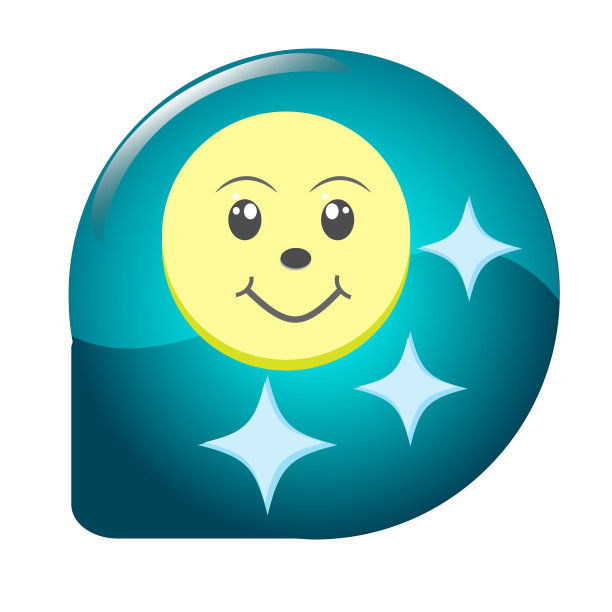 月亮和星星天气图标图片下载