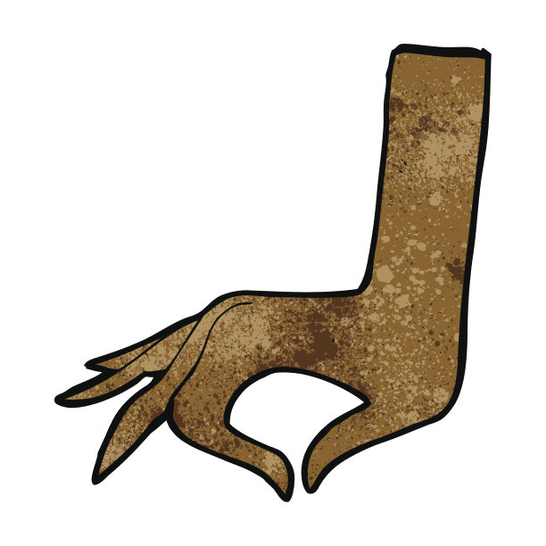 卡通手象征图片下载