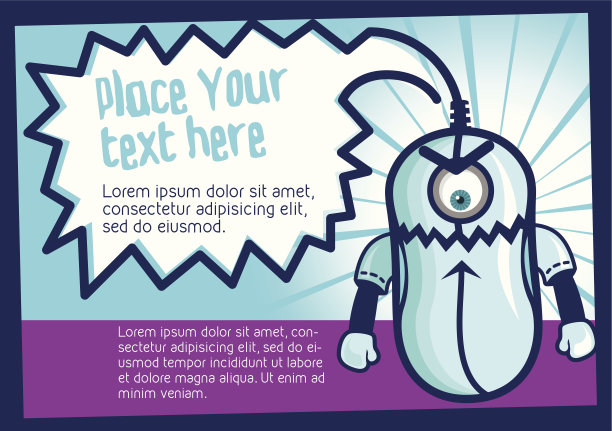 愤怒的电脑鼠标图片下载