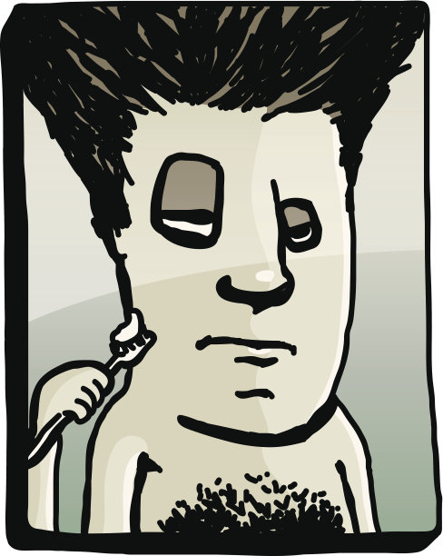 男人醒来图片下载