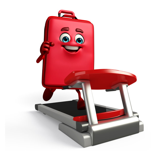 带有行走机特性的旅行袋图片下载
