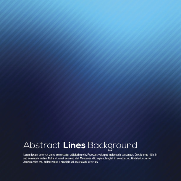 蓝色抽象线业务向量背景。图片下载