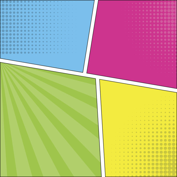 四、漫画演讲泡泡背景波普艺术图片下载