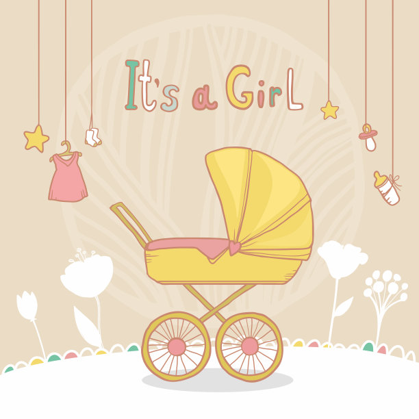 宝宝送礼会是个女孩图片下载