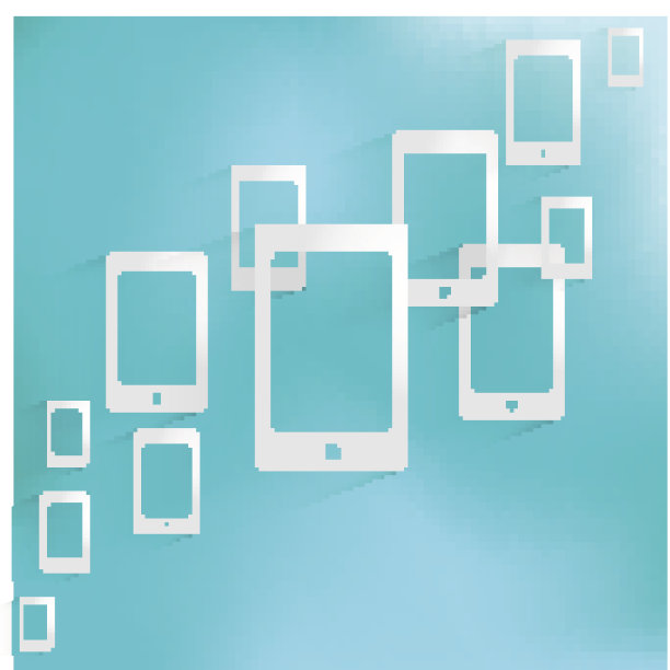 矢量智能手机图标图片下载