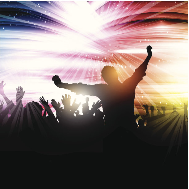 聚会人群背景图片下载