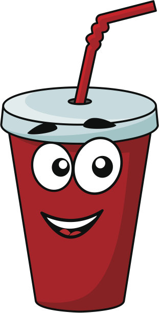 卡通外卖汽水图片下载