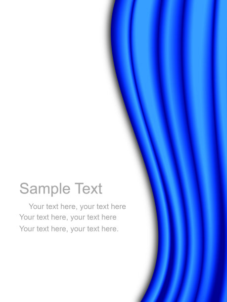 蓝色的窗帘背景图片下载