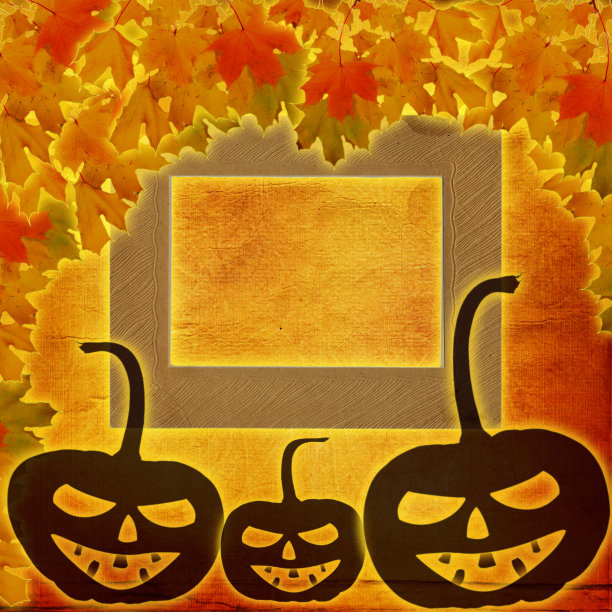 万圣节南瓜节日的抽象背景图片下载