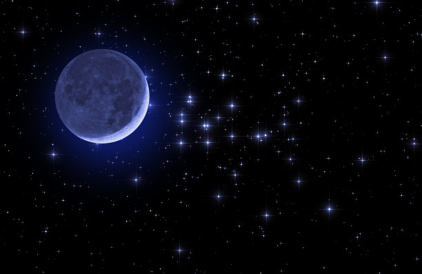 月亮和星星图片下载