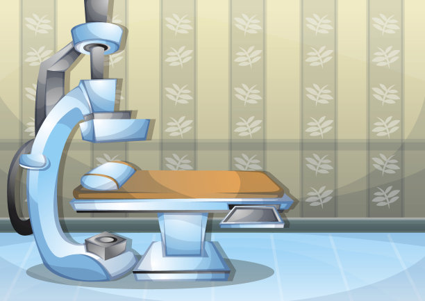 卡通矢量插图内部手术手术室与分离层图片下载