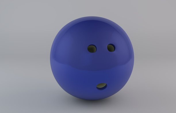 蓝色保龄球-股票形象图片下载