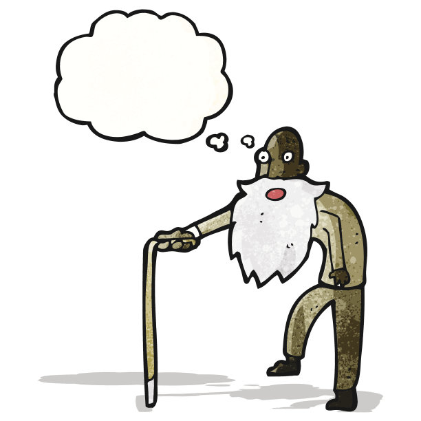 卡通老人图片下载