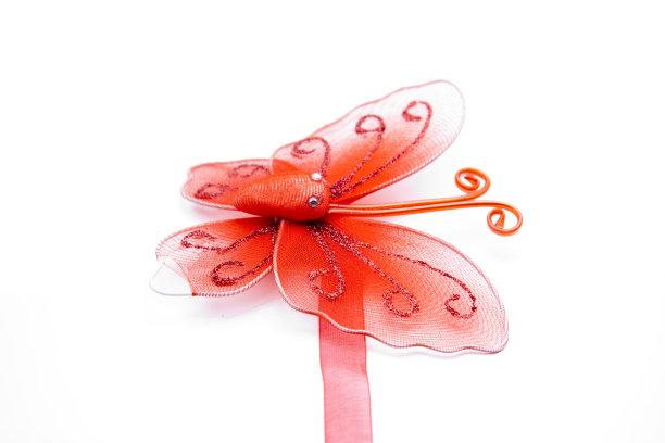 红色的蝴蝶图片下载