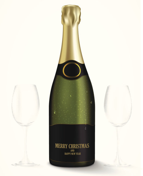 一瓶香槟图片下载