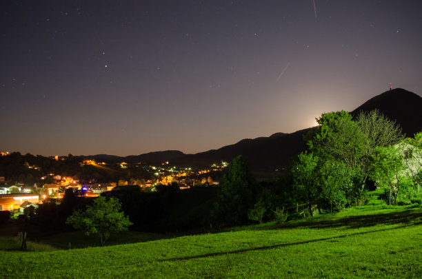 晚上,天空图片下载