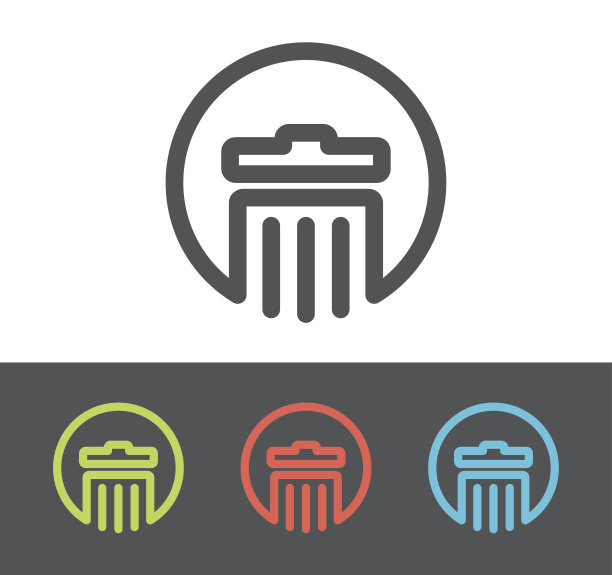 向量垃圾图标图片下载