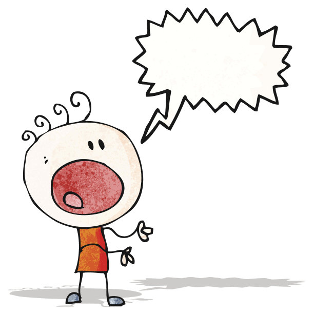 卡通抱怨男孩图片下载