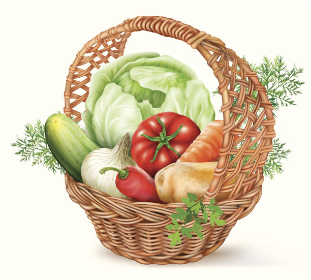 一篮子蔬菜图片下载