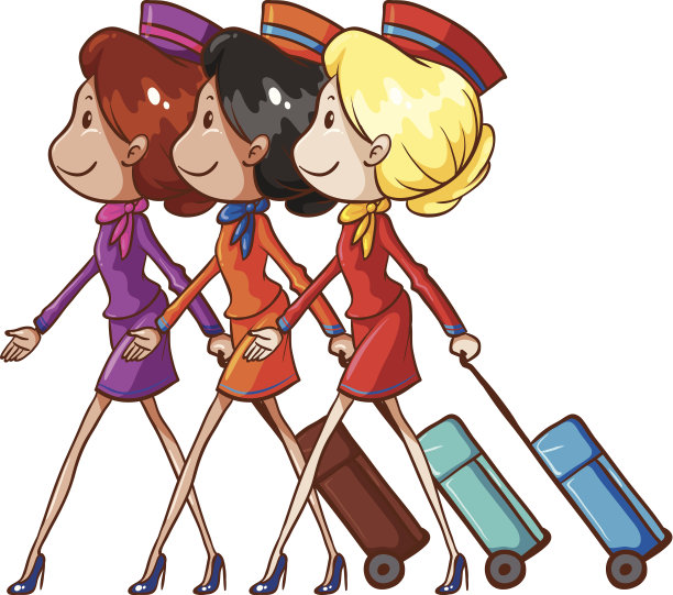 三个机组人员图片下载