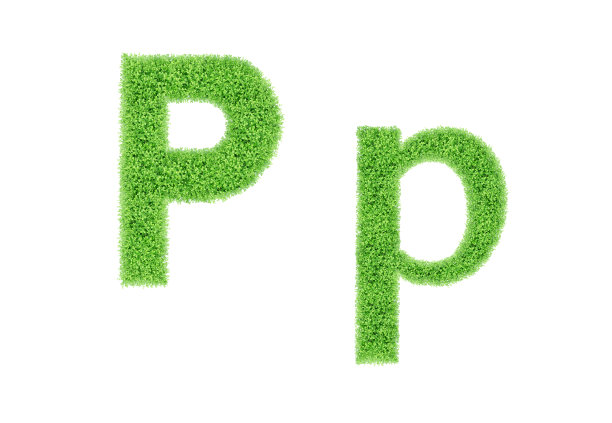绿苔字母，P图片下载